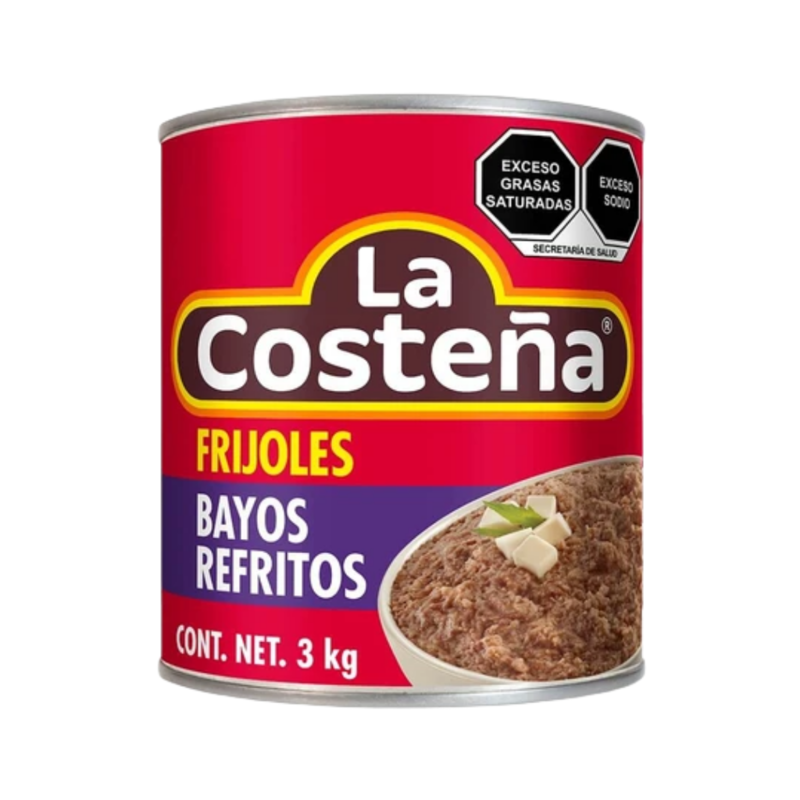 Frijoles Bayos Refritos La Costeña