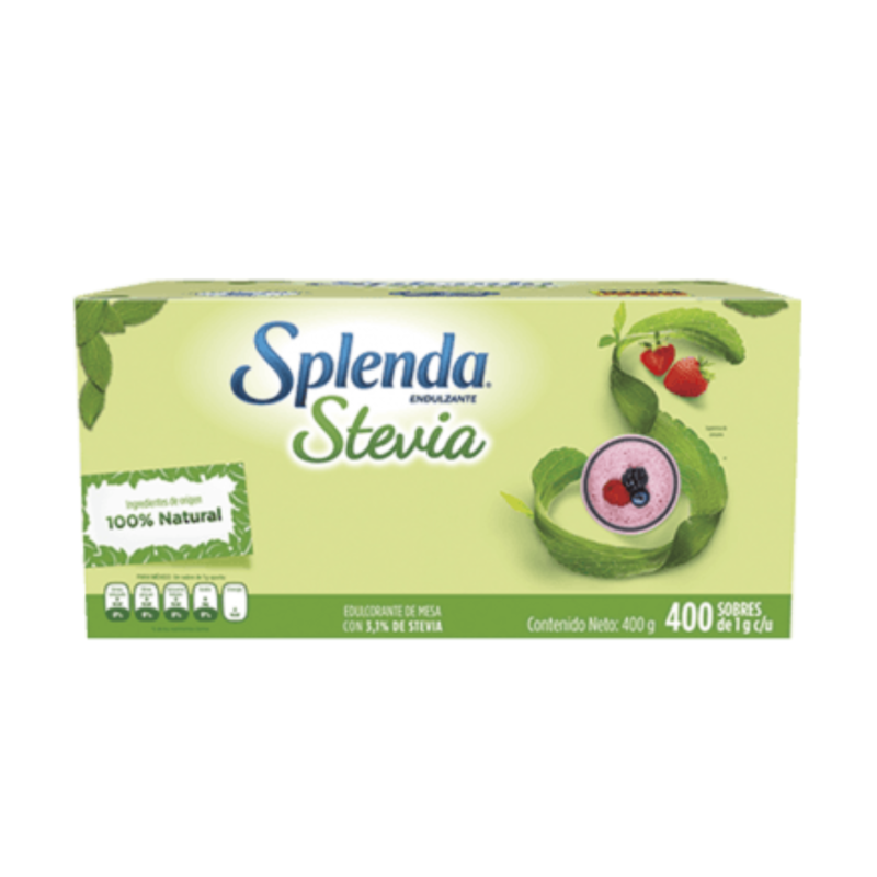 Endulzante con Stevia Splenda