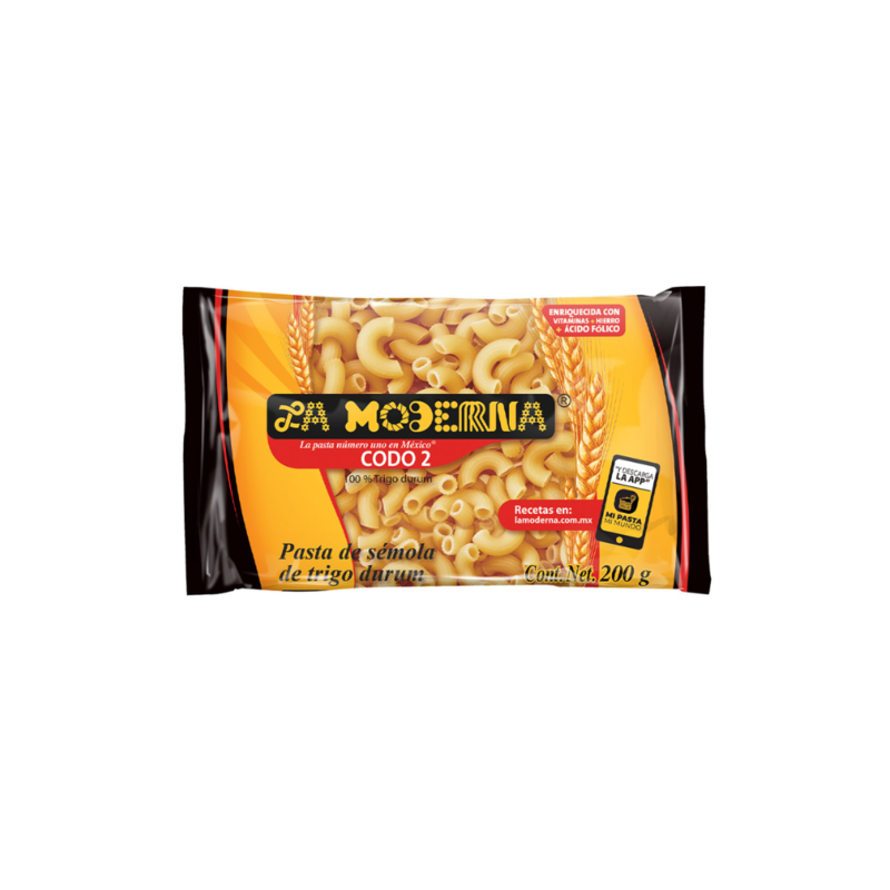 Pasta Codo No. 2 La Moderna