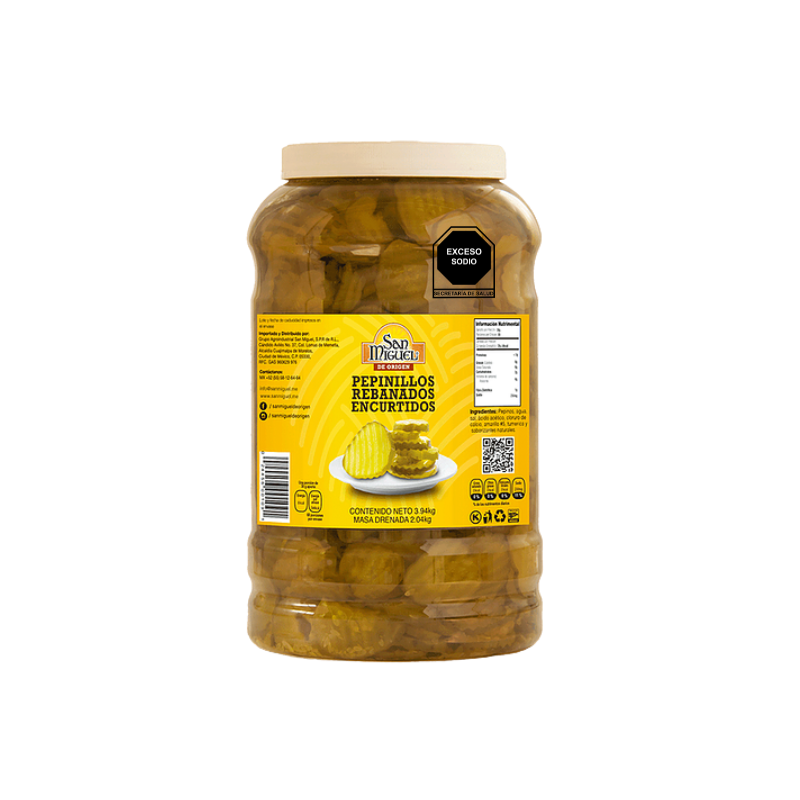 Pepinillos Rebanados San Miguel