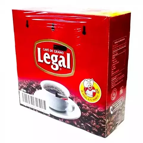 Café en Grano Legal - Caja con 60 sobres de 30 g