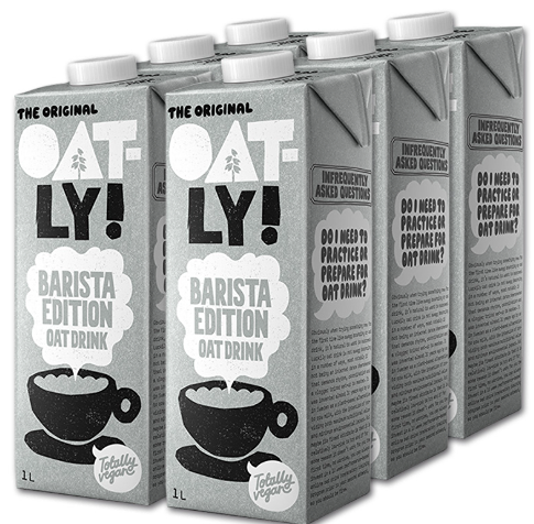 Leche de avena Oatly para Barista sin azúcar