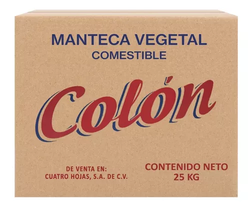 Manteca Vegetal Colón